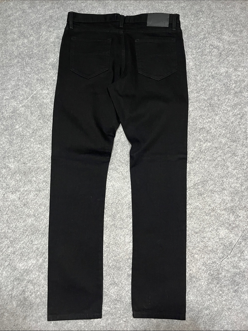 NEW Triarchy Slim Straight Black Button Fly Jeans - Picture 5 of 11
